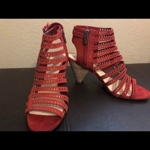 Red sandals heels -Vince camuto